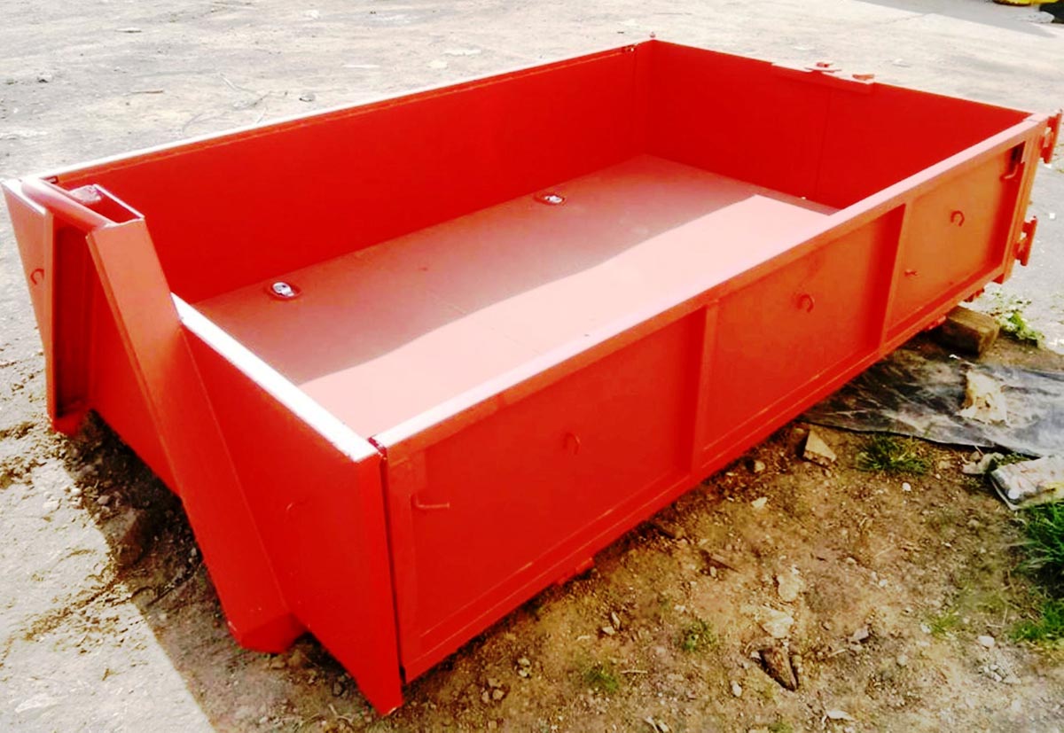bočnicový kontejner pro přepravu odpadu